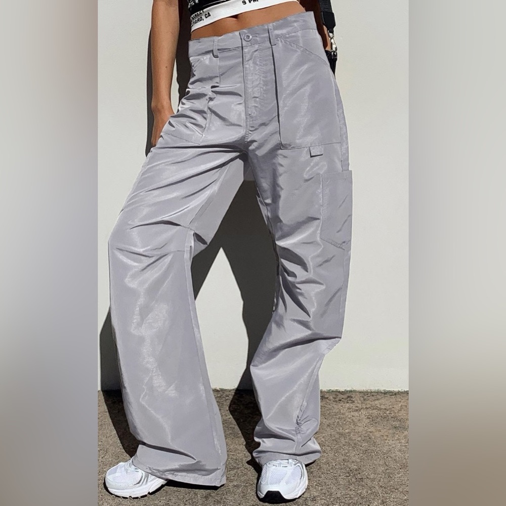 LIONESS MIAMI VICE PANT IN GREY SIZE 2 or XS